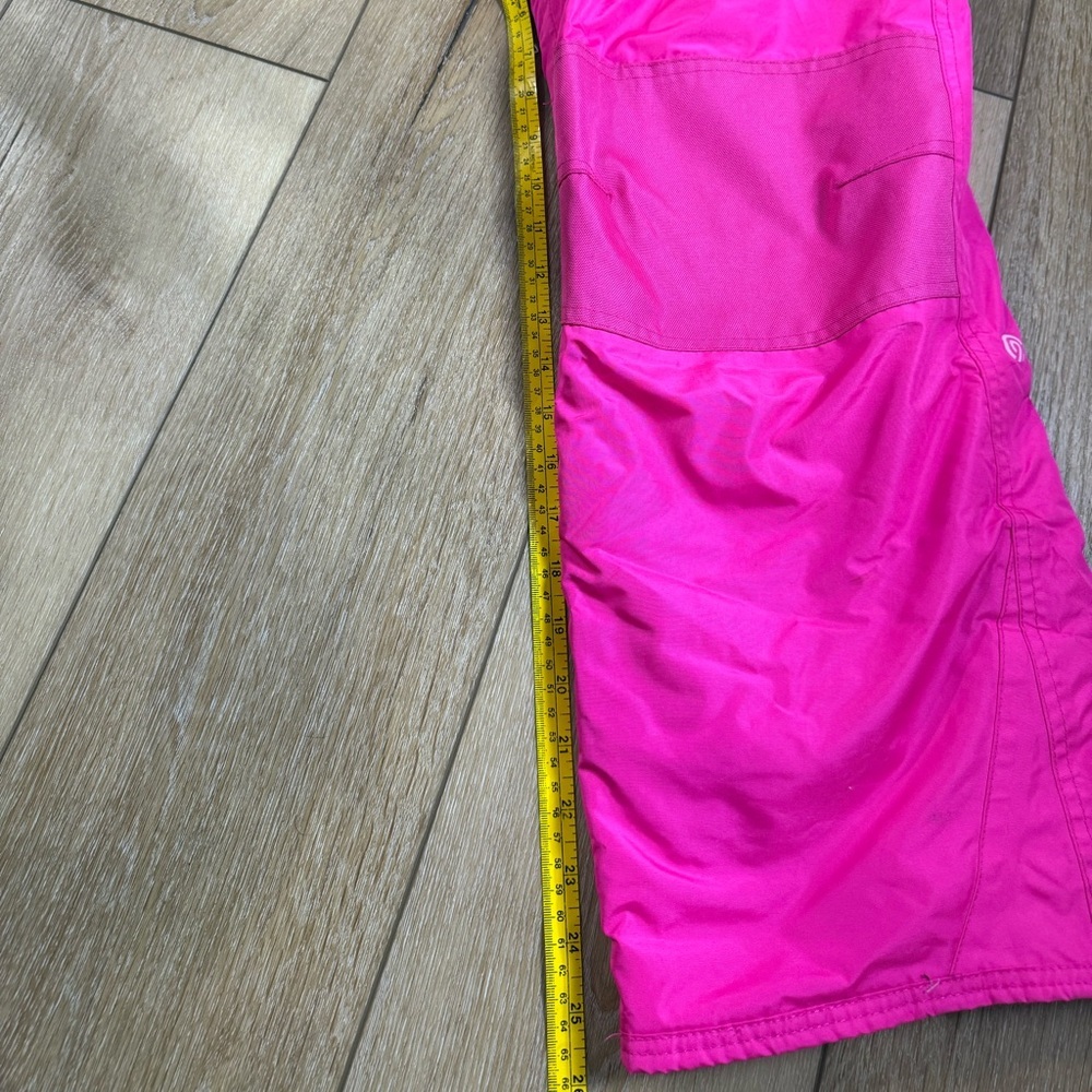 Champion Girls Bright Pink Snow Pants Size Large 10-12 Winter - Picture 7 of 7